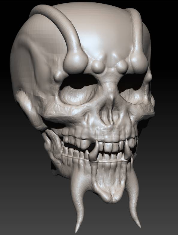 a cool looking skull